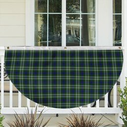 ScotsTee Shop Scottish Spottiswood Tartan Non-Pleated Fan Flag Bunting Banner