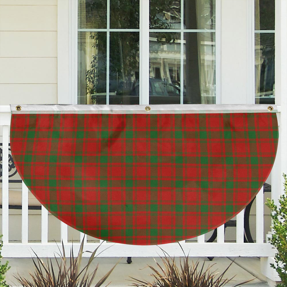 ScotsTee Shop Scottish McQuary Ancient Tartan Non-Pleated Fan Flag Bunting Banner