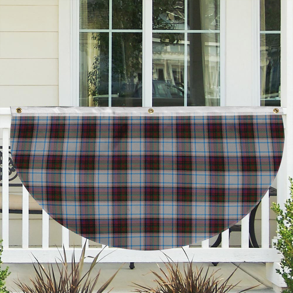 ScotsTee Shop Scottish MacDonald Dress Ancient Tartan Non-Pleated Fan Flag Bunting Banner