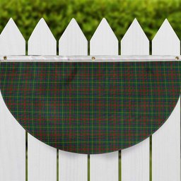 ScotsTee Shop Scottish McIntosh Hunting Tartan Non-Pleated Fan Flag Bunting Banner