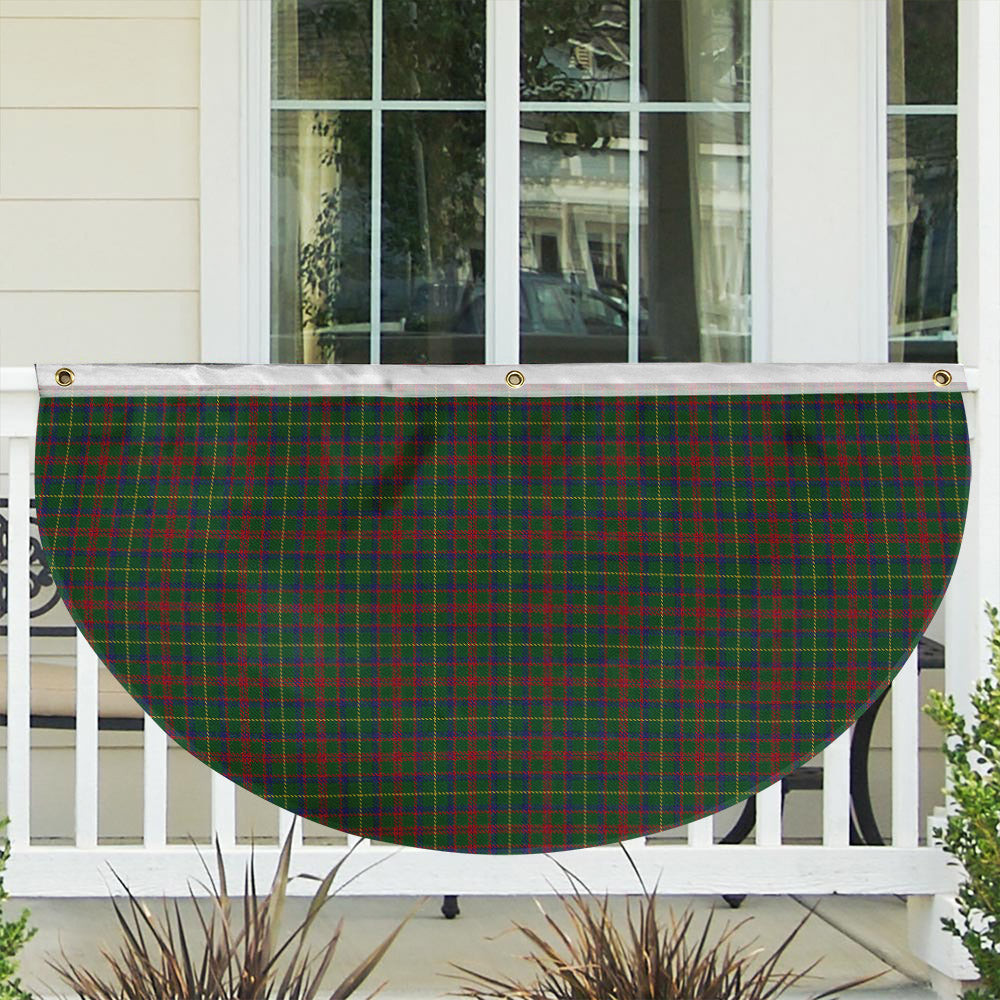 ScotsTee Shop Scottish McIntosh Hunting Tartan Non-Pleated Fan Flag Bunting Banner