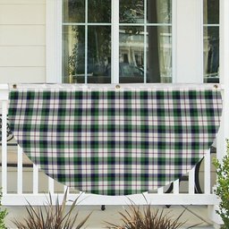 ScotsTee Shop Scottish McNaughton Dress Modern Tartan Non-Pleated Fan Flag Bunting Banner