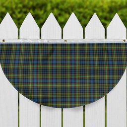 ScotsTee Shop Scottish MacLellan Ancient Tartan Non-Pleated Fan Flag Bunting Banner