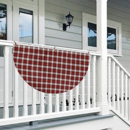 ScotsTee Shop Scottish McPhee Dress Ancient Tartan Non-Pleated Fan Flag Bunting Banner