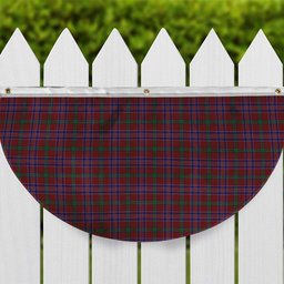 ScotsTee Shop Scottish MacNiven Tartan Non-Pleated Fan Flag Bunting Banner