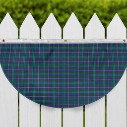 ScotsTee Shop Scottish Sandilands Tartan Non-Pleated Fan Flag Bunting Banner