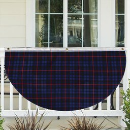 ScotsTee Shop Scottish MacCorquodale Modern Tartan Non-Pleated Fan Flag Bunting Banner