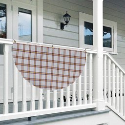 ScotsTee Shop Scottish Young Christina Modern Tartan Non-Pleated Fan Flag Bunting Banner