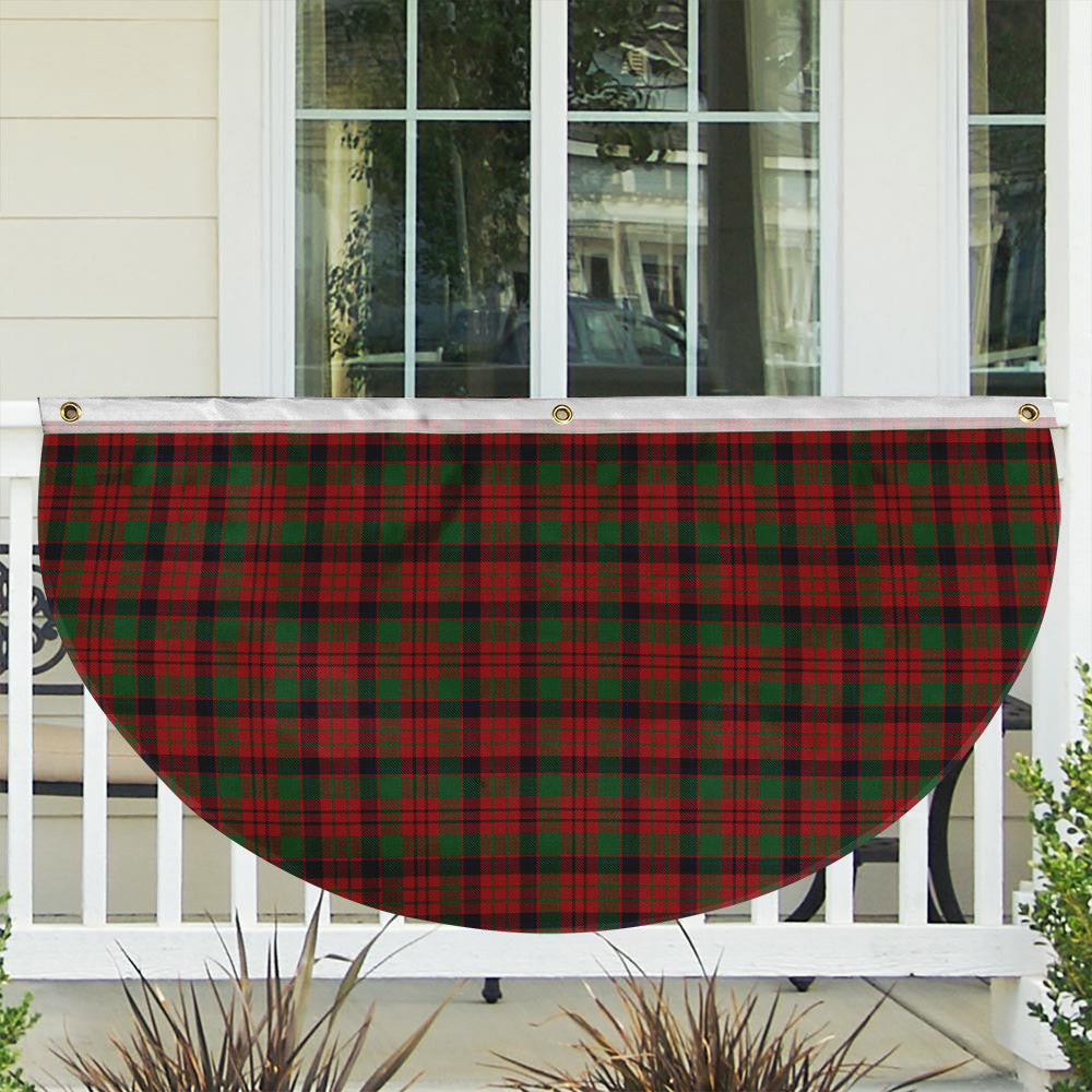 ScotsTee Shop Scottish MacNeacail Tartan Non-Pleated Fan Flag Bunting Banner