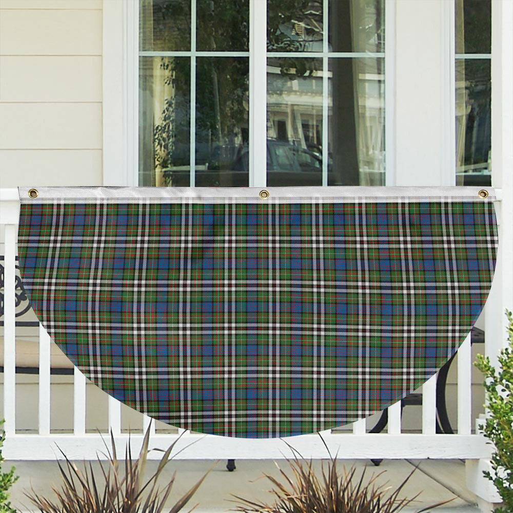 ScotsTee Shop Scottish McDonell of Glengarry Dress Ancient Tartan Non-Pleated Fan Flag Bunting Banner