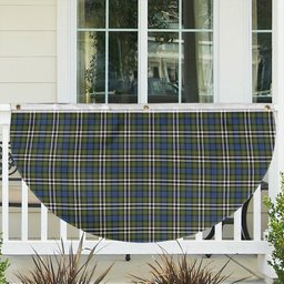 ScotsTee Shop Scottish McDonell of Glengarry Dress Ancient Tartan Non-Pleated Fan Flag Bunting Banner