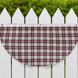 ScotsTee Shop Scottish McLean Dress Modern Tartan Non-Pleated Fan Flag Bunting Banner