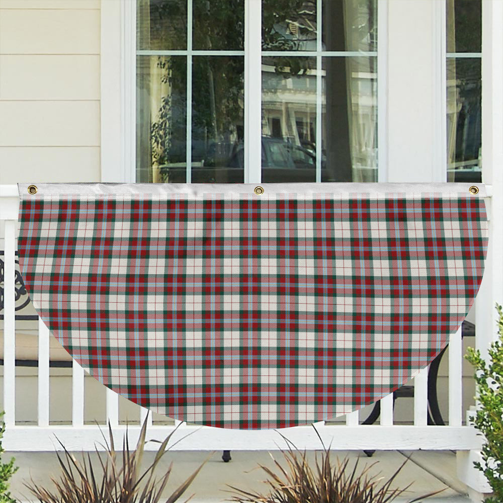 ScotsTee Shop Scottish McLean Dress Modern Tartan Non-Pleated Fan Flag Bunting Banner