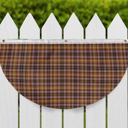 ScotsTee Shop Scottish McKay of Strathnaver Ancient Tartan Non-Pleated Fan Flag Bunting Banner