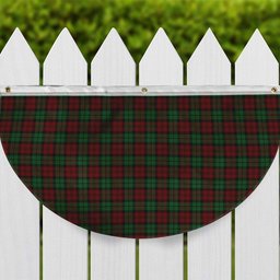 ScotsTee Shop Scottish MacCormick Dress Tartan Non-Pleated Fan Flag Bunting Banner