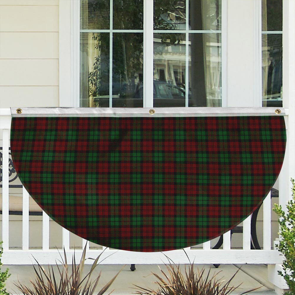 ScotsTee Shop Scottish MacCormick Dress Tartan Non-Pleated Fan Flag Bunting Banner