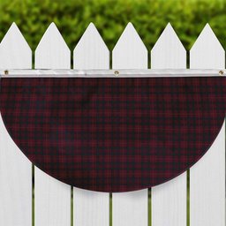 ScotsTee Shop Scottish Wanstall Tartan Non-Pleated Fan Flag Bunting Banner