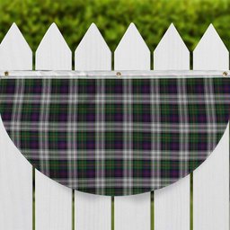 ScotsTee Shop Scottish McCallum Dress Tartan Non-Pleated Fan Flag Bunting Banner