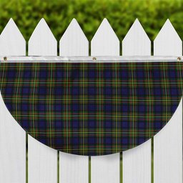 ScotsTee Shop Scottish McLaren Modern Tartan Non-Pleated Fan Flag Bunting Banner