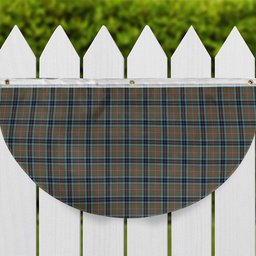 ScotsTee Shop Scottish MacTavish Hunting Ancient Tartan Non-Pleated Fan Flag Bunting Banner