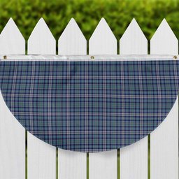 ScotsTee Shop Scottish MacHinery Dress Tartan Non-Pleated Fan Flag Bunting Banner