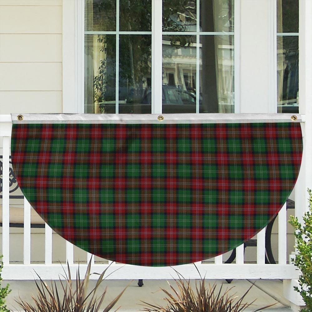 ScotsTee Shop Scottish Sawyer Tartan Non-Pleated Fan Flag Bunting Banner