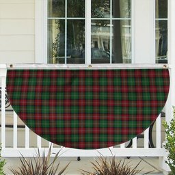 ScotsTee Shop Scottish Sawyer Tartan Non-Pleated Fan Flag Bunting Banner