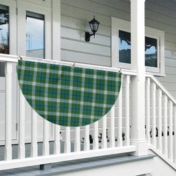 ScotsTee Shop Scottish Johnston Dress Ancient Tartan Non-Pleated Fan Flag Bunting Banner