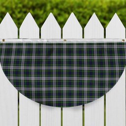 ScotsTee Shop Scottish Gordon Dress 1965 Tartan Non-Pleated Fan Flag Bunting Banner
