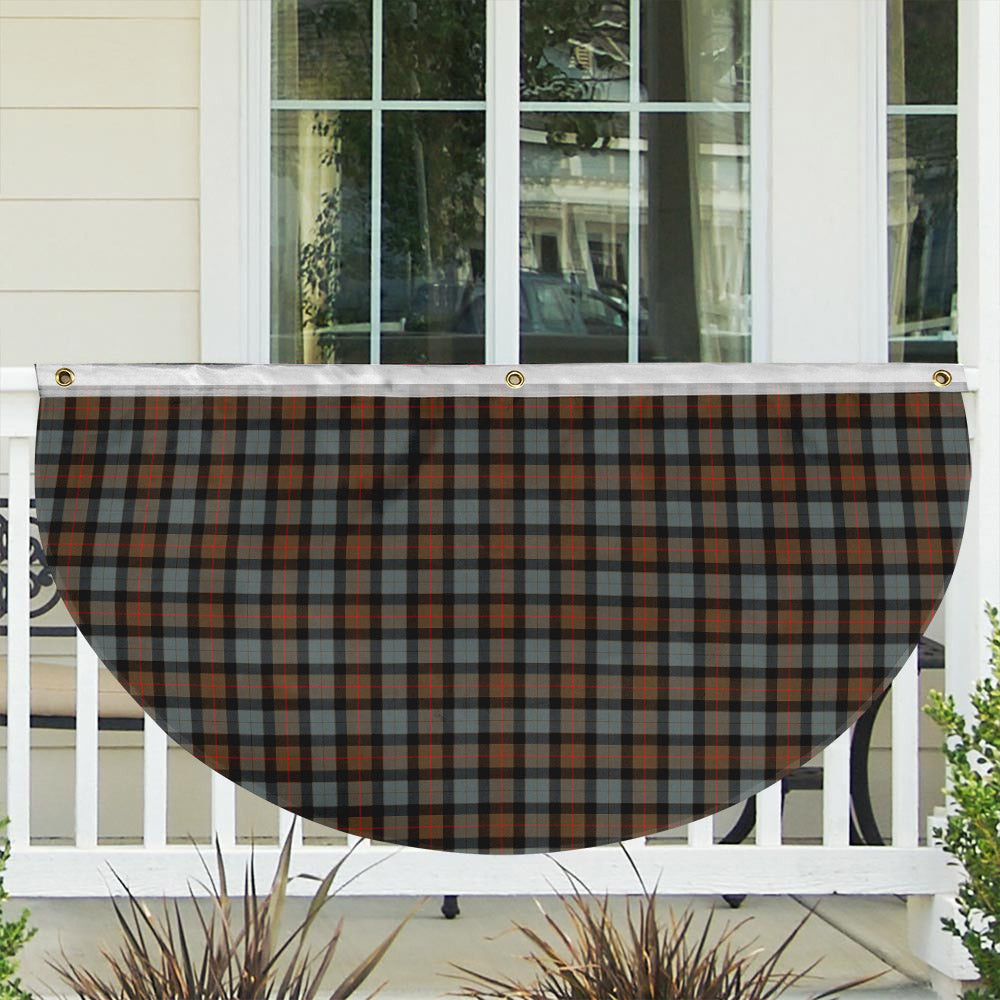 ScotsTee Shop Scottish Gunn Weathered Tartan Non-Pleated Fan Flag Bunting Banner