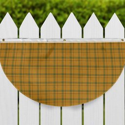 ScotsTee Shop Scottish Houston Ancient Tartan Non-Pleated Fan Flag Bunting Banner
