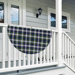 ScotsTee Shop Scottish Gordon Dress Modern Tartan Non-Pleated Fan Flag Bunting Banner