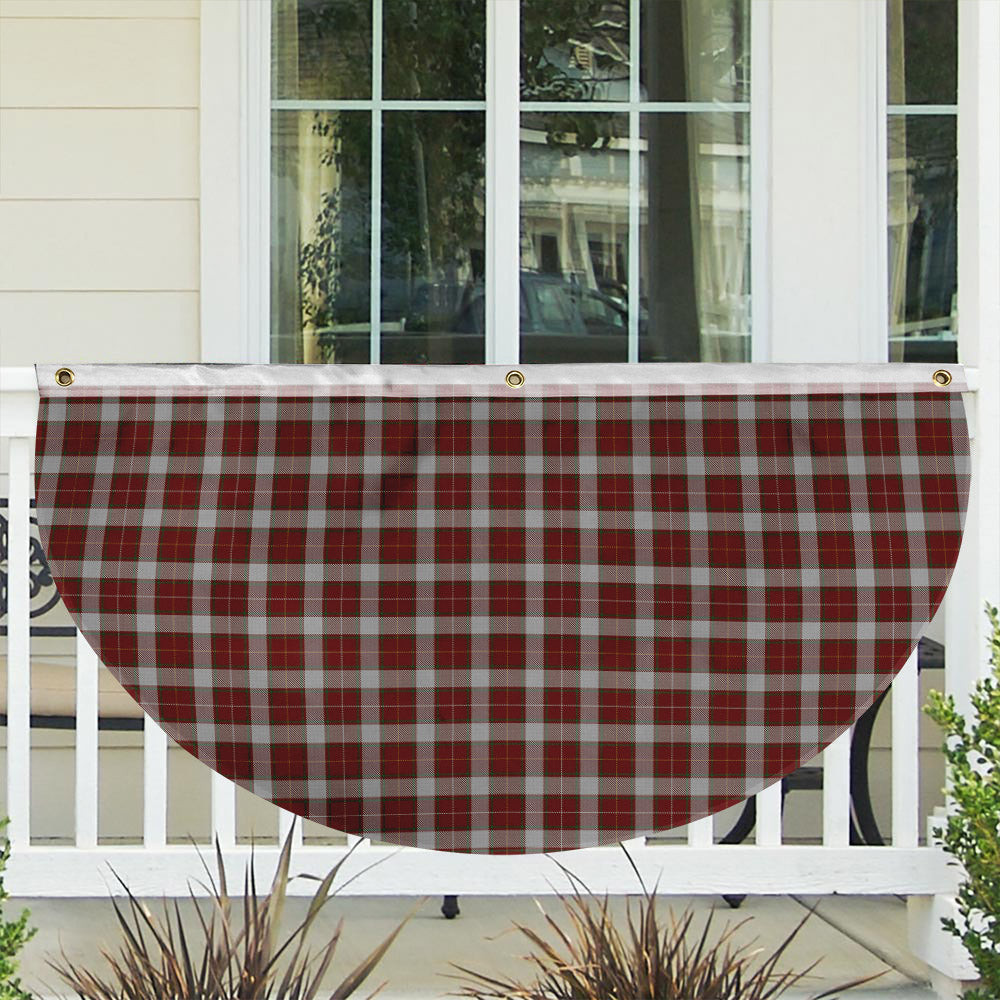 ScotsTee Shop Scottish MacFie Dress Tartan Non-Pleated Fan Flag Bunting Banner