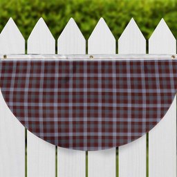 ScotsTee Shop Scottish Jardine of Castlemilk Modern Tartan Non-Pleated Fan Flag Bunting Banner