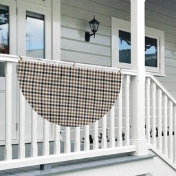 ScotsTee Shop Scottish Hog Ancient Tartan Non-Pleated Fan Flag Bunting Banner