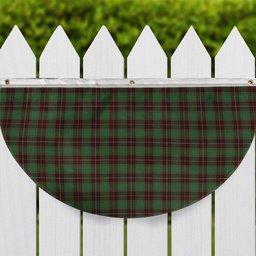 ScotsTee Shop Scottish MacPhee Hunting Modern Tartan Non-Pleated Fan Flag Bunting Banner