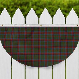 ScotsTee Shop Scottish Grant of Monymusk Tartan Non-Pleated Fan Flag Bunting Banner