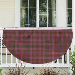 ScotsTee Shop Scottish McRae Red Ancient Tartan Non-Pleated Fan Flag Bunting Banner