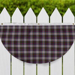 ScotsTee Shop Scottish MacDonald Dress 2 Tartan Non-Pleated Fan Flag Bunting Banner