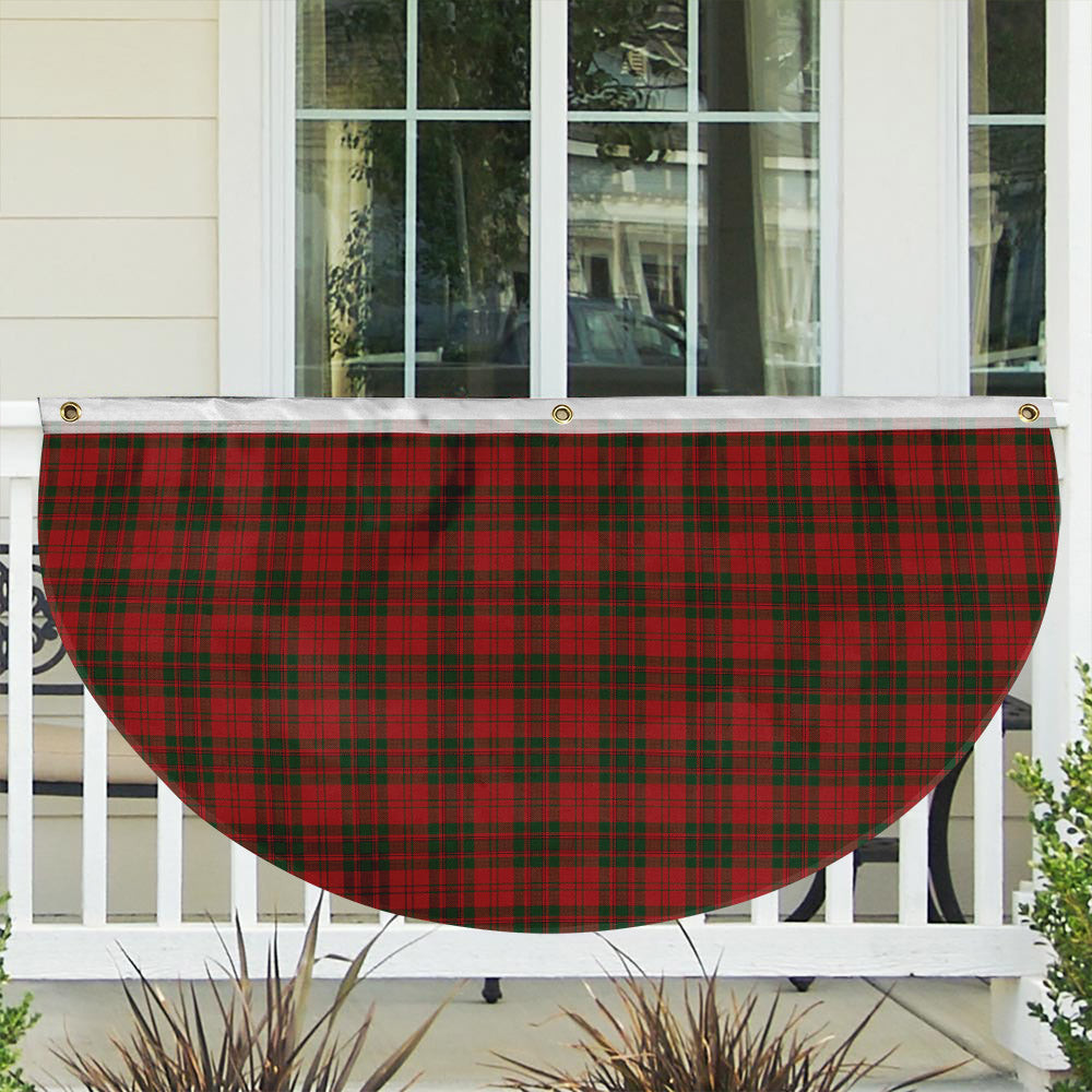 ScotsTee Shop Scottish Livingston Tartan Non-Pleated Fan Flag Bunting Banner