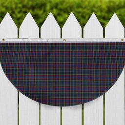ScotsTee Shop Scottish MacBeth or MacLulich Tartan Non-Pleated Fan Flag Bunting Banner
