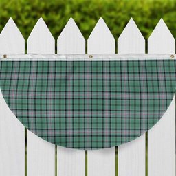 ScotsTee Shop Scottish Kelly of Sleat Hunting Ancient Tartan Non-Pleated Fan Flag Bunting Banner
