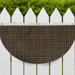 ScotsTee Shop Scottish MacKenzie Hunting Tartan Non-Pleated Fan Flag Bunting Banner
