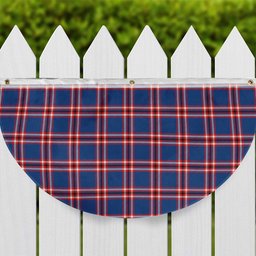ScotsTee Shop Scottish Laing of Archiestown Modern Tartan Non-Pleated Fan Flag Bunting Banner