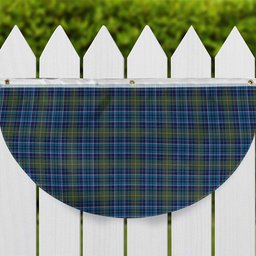 ScotsTee Shop Scottish O'Sullivan Tartan Non-Pleated Fan Flag Bunting Banner