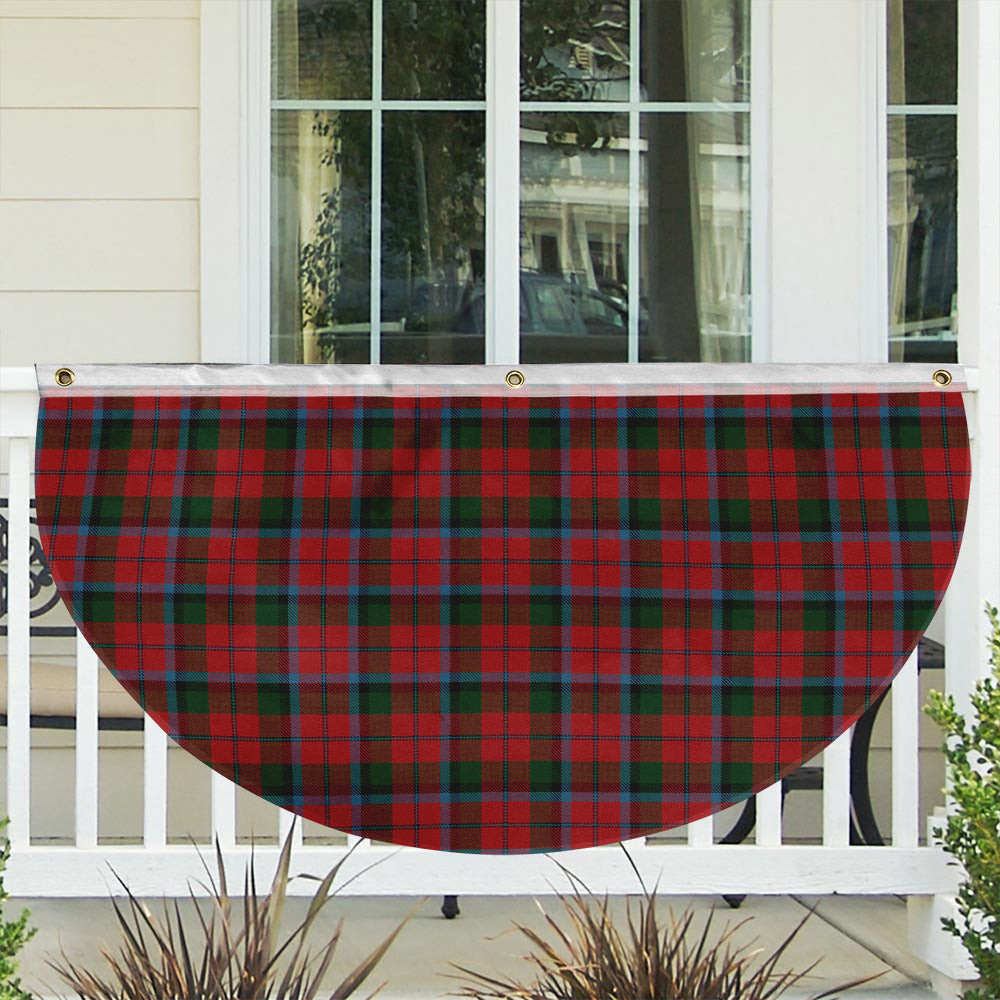 ScotsTee Shop Scottish MacNachten Tartan Non-Pleated Fan Flag Bunting Banner