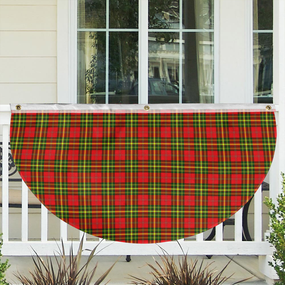 ScotsTee Shop Scottish Leask SC Tartan Non-Pleated Fan Flag Bunting Banner