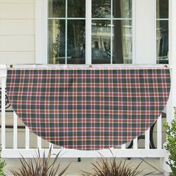 ScotsTee Shop Scottish Robertson Dress #2 Ancient Tartan Non-Pleated Fan Flag Bunting Banner