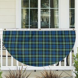 ScotsTee Shop Scottish Lamont Ancient Tartan Non-Pleated Fan Flag Bunting Banner