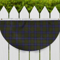 ScotsTee Shop Scottish MacMillan Hunting 2 Tartan Non-Pleated Fan Flag Bunting Banner